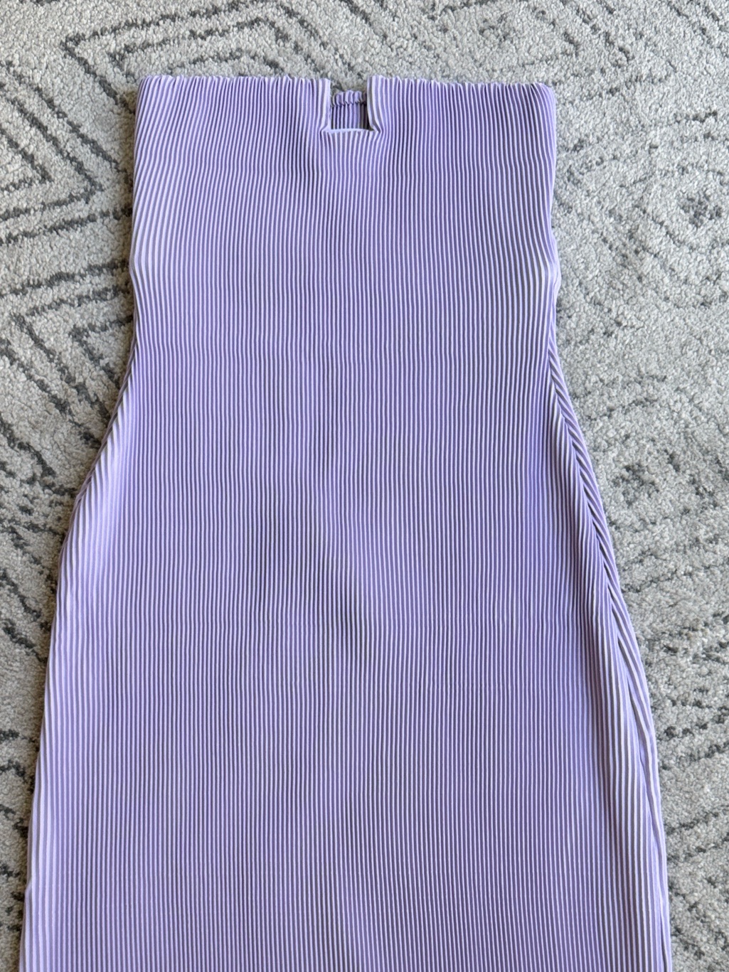 Natalie Rolt Josephine Lilac Pleated Strapless Maxi Dress Size 0 Us 2 Nwot — image 4 of 8